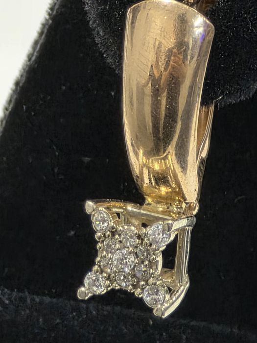 Золото 585  Серьги