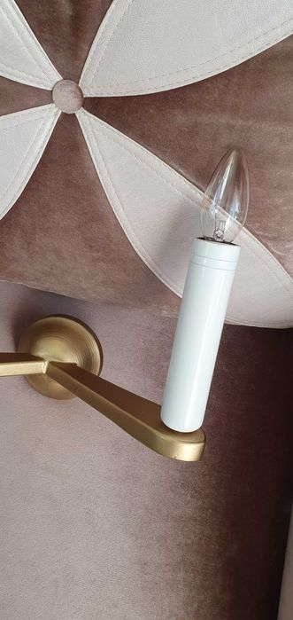 Aplică metalică cu două brațe