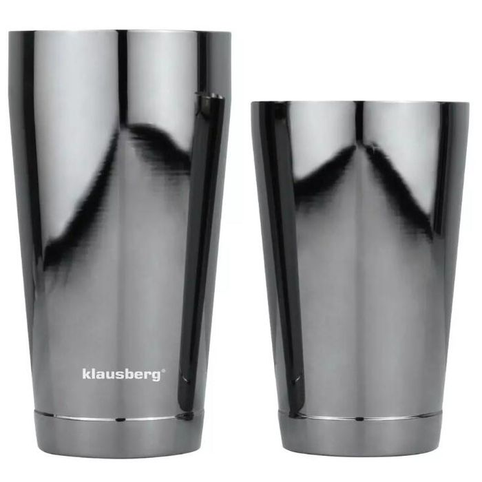 Shaker pentru bauturi si cocktailuri, din inox, 2 recipiente 700 si