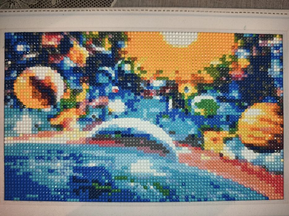 Продам собранную алмазную мозайку .