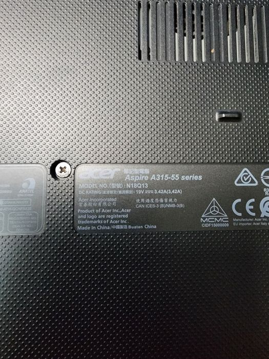 Aser Aspire A315-55 series