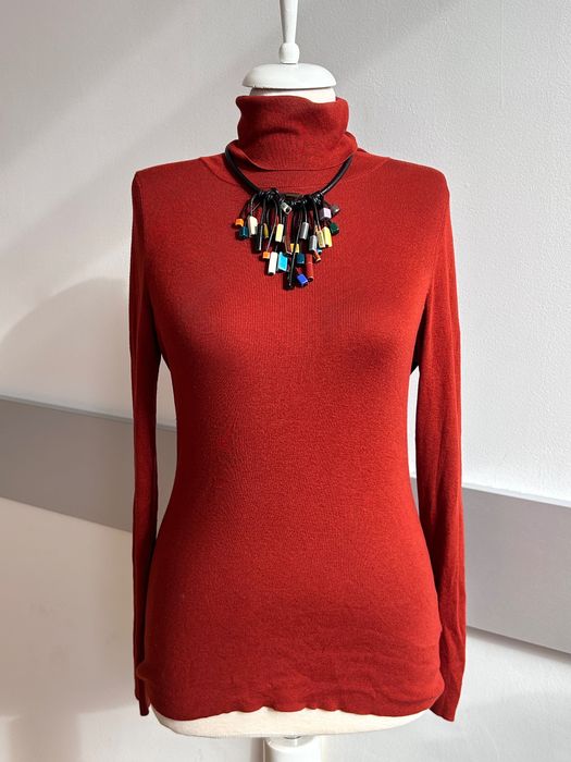 Хубаво оранжево поло коприна и памук