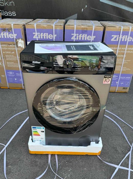 Стиральная машина Ziffler 6 кг BWM6-A4SDBG Inverter Steam A+++
