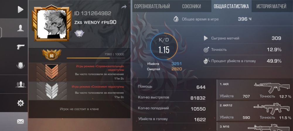 Аккаунт Стандофф 2