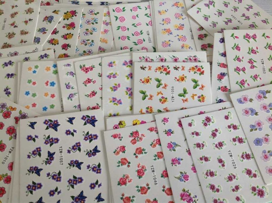 Наклейки/слайдеры для дизайна ногтей