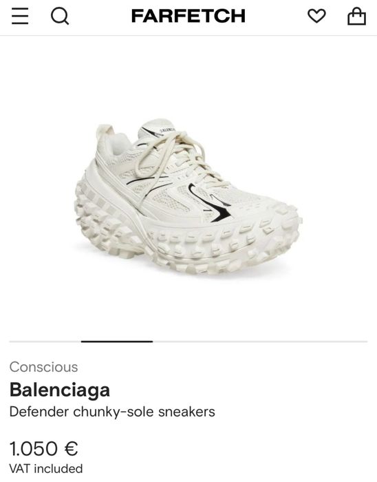 Balenciaga Defender chunky-sole sneakers