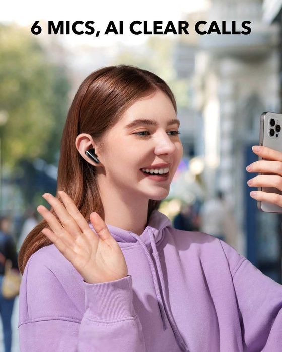 Anker Soundcore P40i безжични Bluetooth слушалки-черен цвят