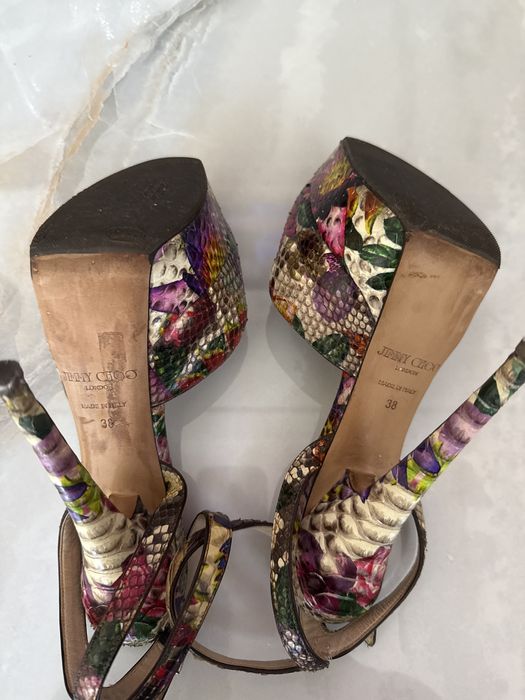Питон Jimmy Choo високи сандали