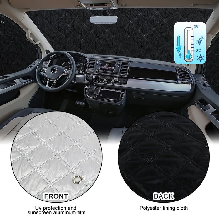 К-кт 8 части термоизолационни сенници за Citroen Berlingo 2008-2018