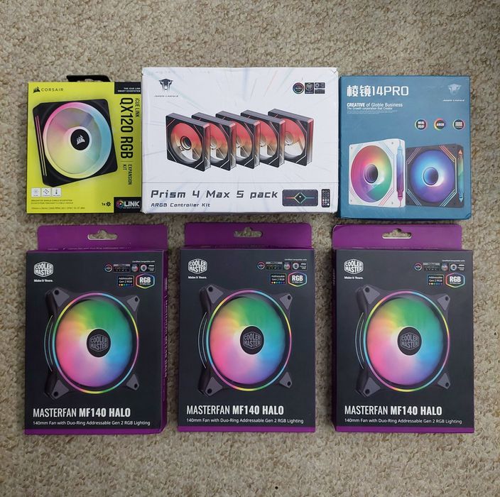 Cooler PC: Corsair, Cooler Master, Aura Synk, RGB