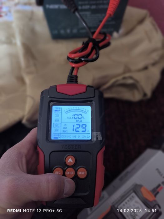 Анализатор (Тестор) для акумлиятор