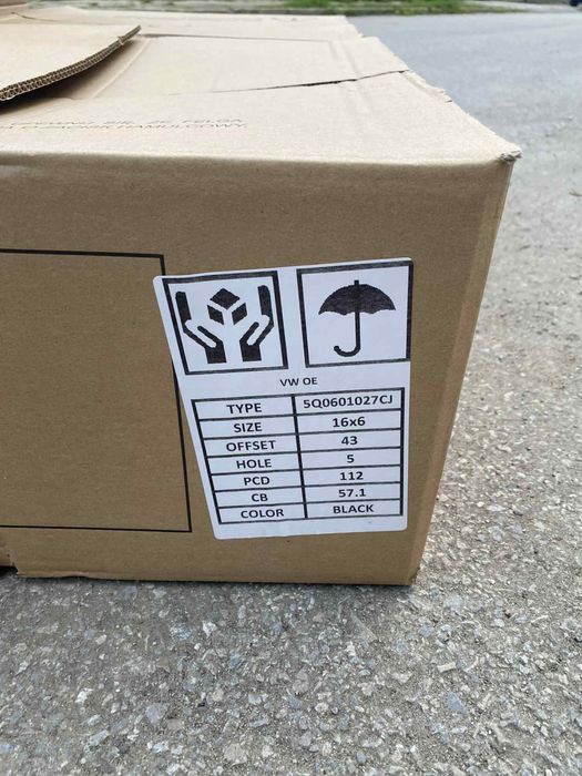 Метални стоманени джанти - оригинални - чисто нови - 16”