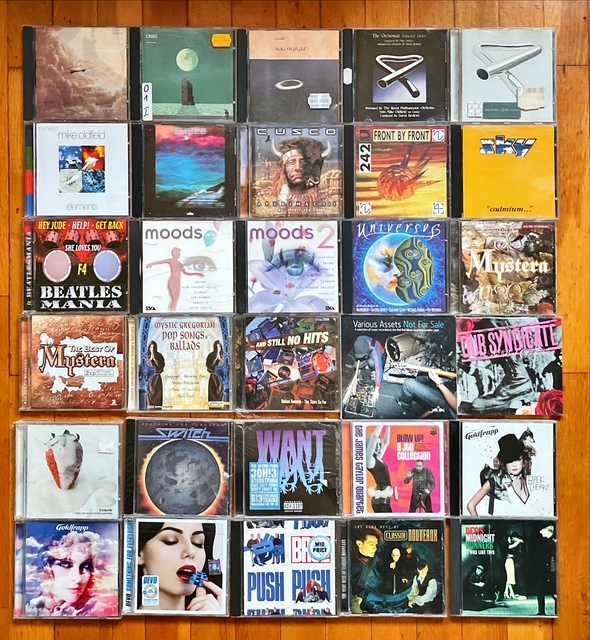 Lot CD orig. pop&electro: Snow, Boney M., BZN, Vangelis, One Direction