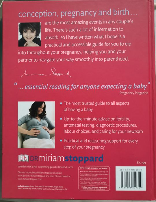 Conception pregnancy and birth - Miriam Stoppard - Carte