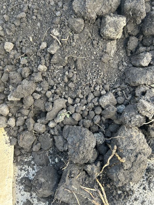 Pamant negru vegetal 3 sau 12 mc descarcare greifer