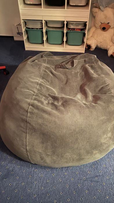 Fotoliu puf XXL gri