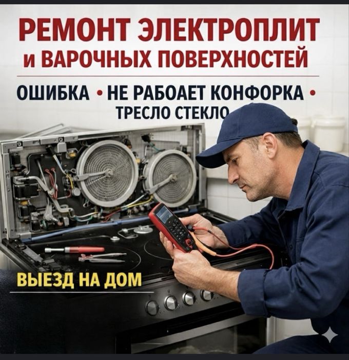 Ремонт электроплит и варочных поверхностей
