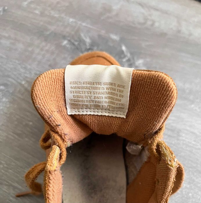 ASICS Tiger, Pantofi sport de piele intoarsa Gel Lyte, Maro camel