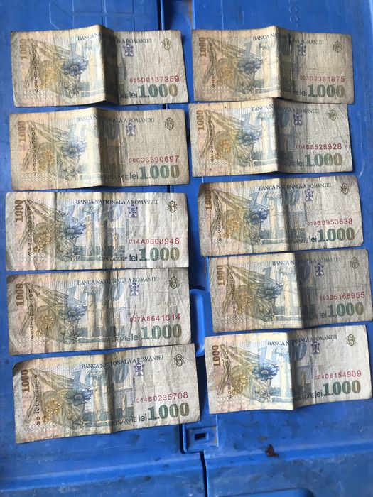 10 bancnote de 1000 de lei