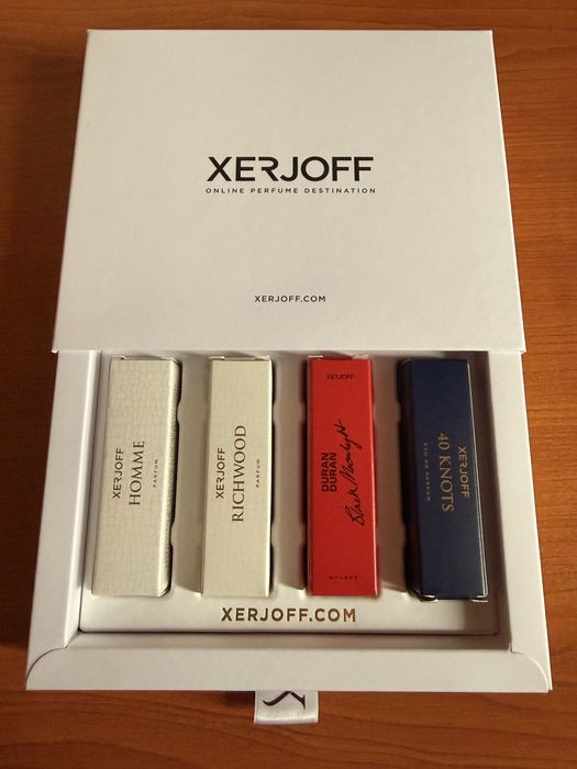 Set  Mostre Xerjoff 2ml :40 Knots, Richwood, Homme, Black Moonlight