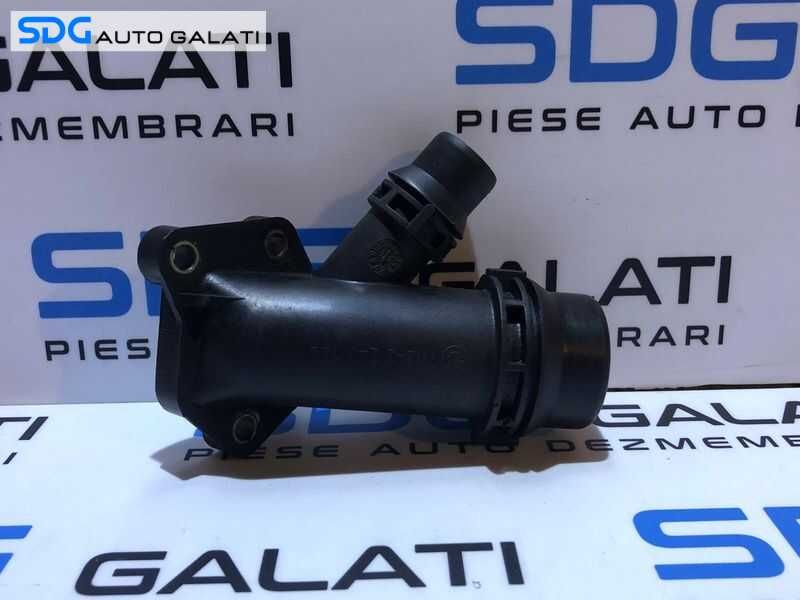 Corp Carcasa Distribuitor Termostat Apa BMW Seria 3 E90 E91 E92 E93 318 2.0 D 2006 – 2010 Cod 2247744 11122247744 [D0099]