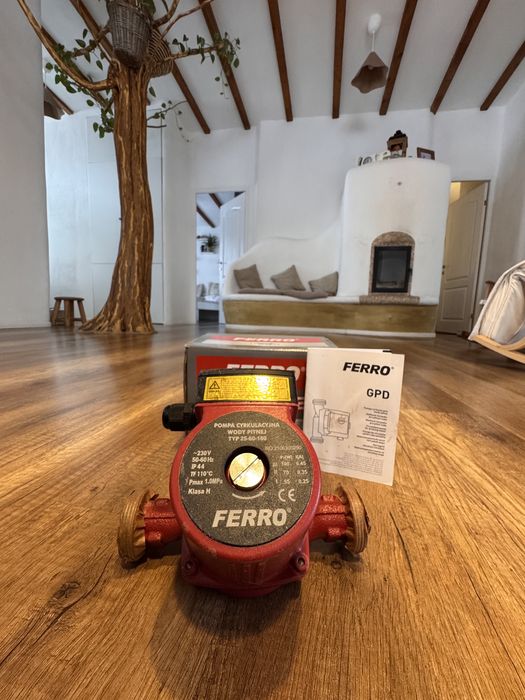 Pompă de circulație Ferro 25-60 / 180 – apă potabilă pompa recirculare