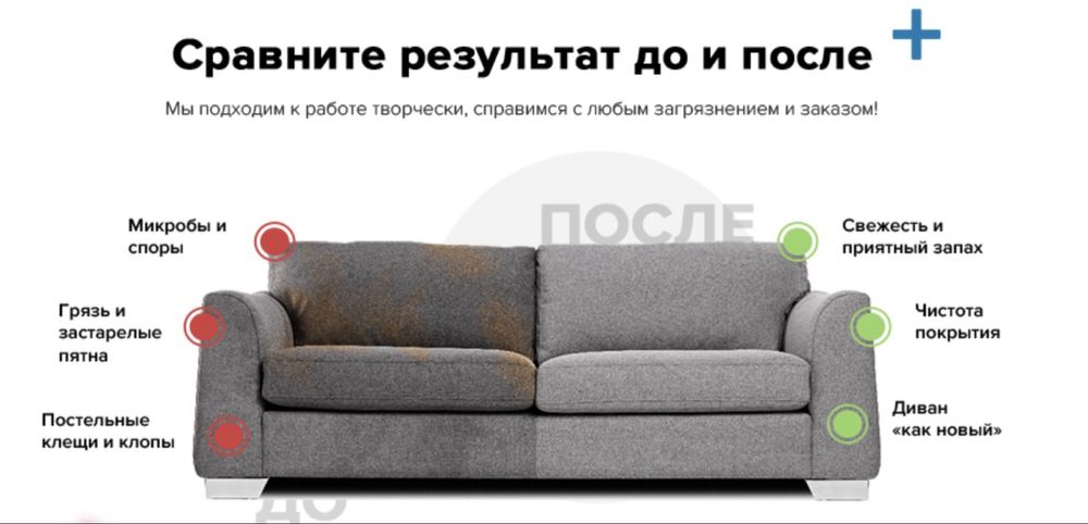 Химчистка мягкой мебели