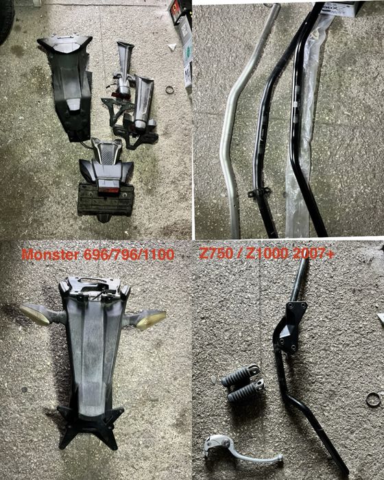 Piese motociclete (Monster 696, SV650, R125, RC/Duke125, Triumph,Kawa)