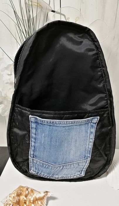 Ръчно изработена дънкова раница