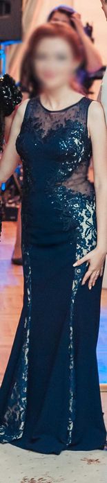 Rochie eleganta de seara /nasa cu paiete si dantela