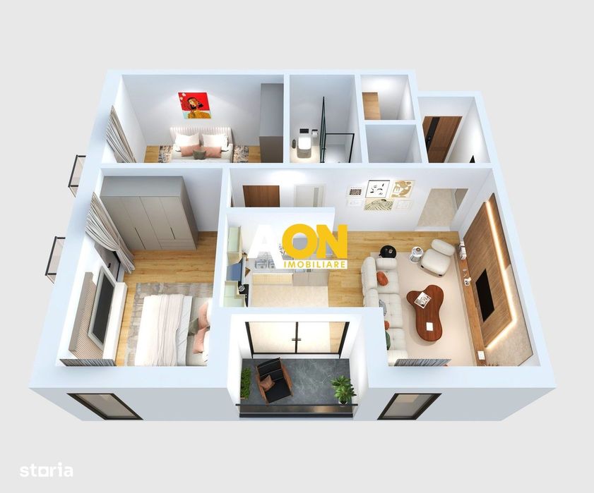 Apartament 3 camere, în zonă rezidențială exclusivistă, Cetate — fotografia 3