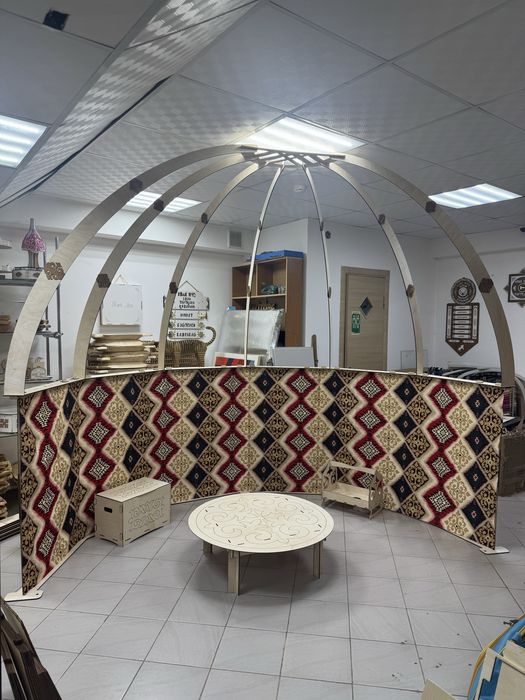 Полуюрта для праздников, мектеп, балабақша, школы, детсадов.