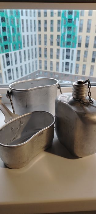 Котелок СССР. Фляжка