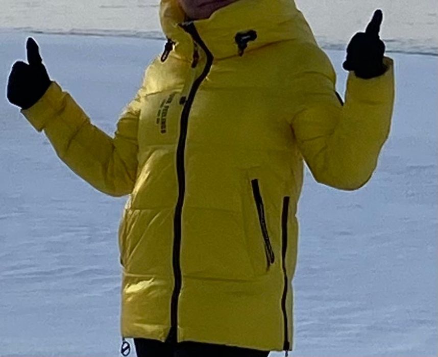 Пуховик зимний женский