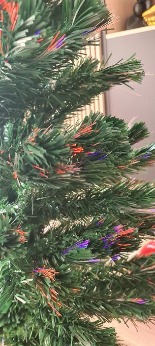 Brad artificial cu fibra optica 170 cm