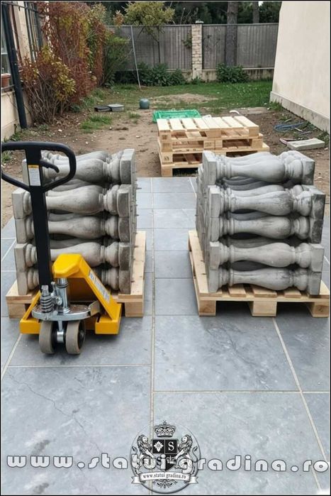 Stâlpișori-baluștri-popici-mosoare, din beton, model B9.
