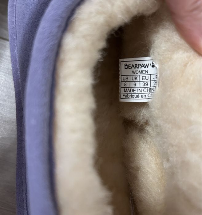 Ghete Bearpaw, noi, piele intoarsa