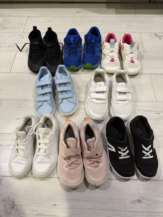 Оригинални маратонки Adidas, Puma, Quechua, Salomon номер 33-35