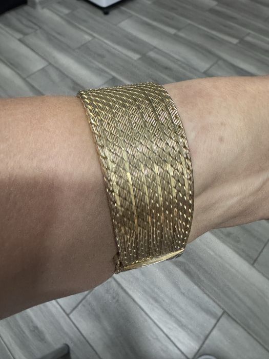 Bratari vechi sullate dublu strat aur 18 K