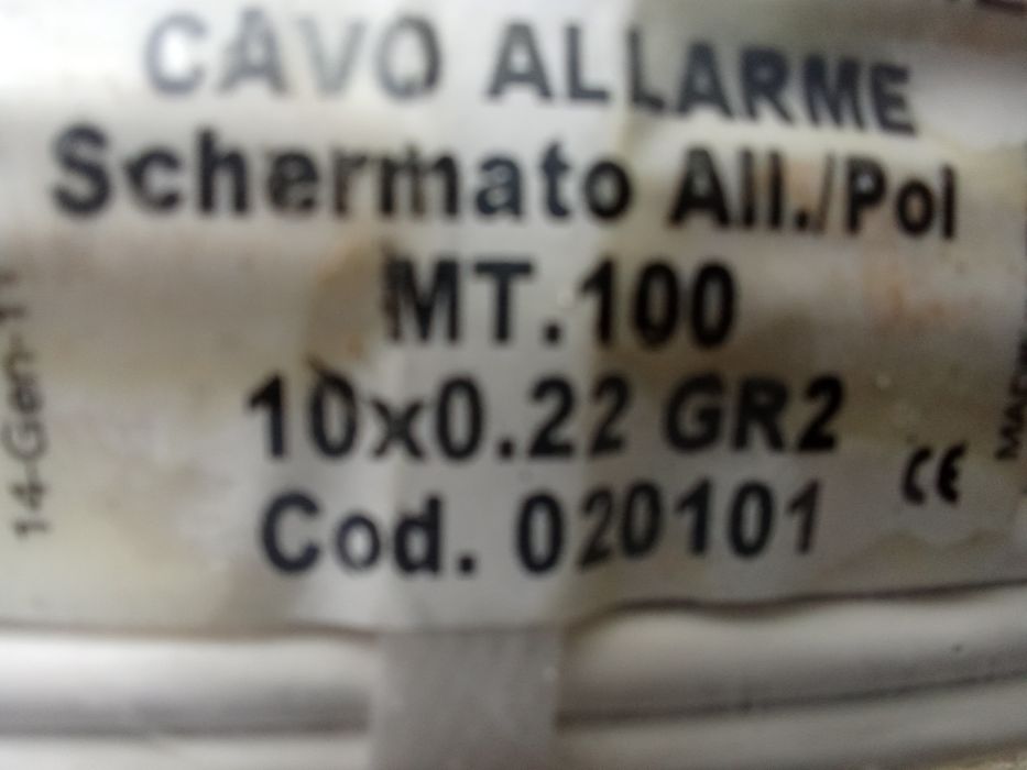 Кабел 10/0.22 за алармени системи и др.