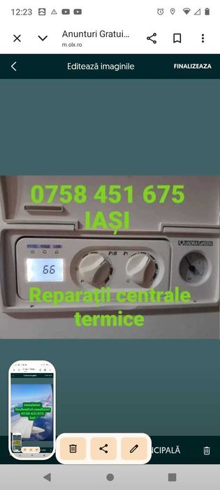 Reparatii centrale termice - montaj instalatii sanitare Iasi
