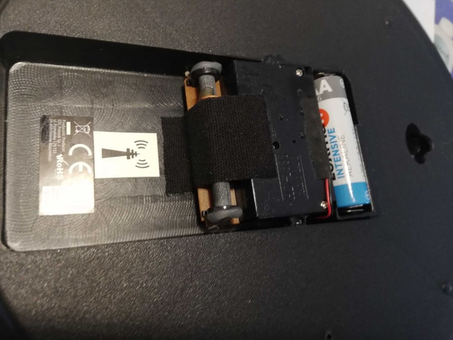 Ceas de perete cu radio control, 30 cm,interior-exterior, f. silentios
