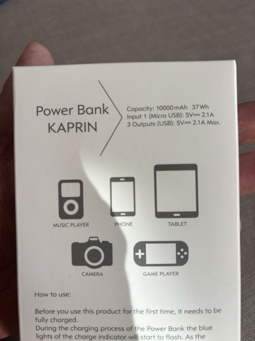 Power Bank Kaprin - 10000mAh