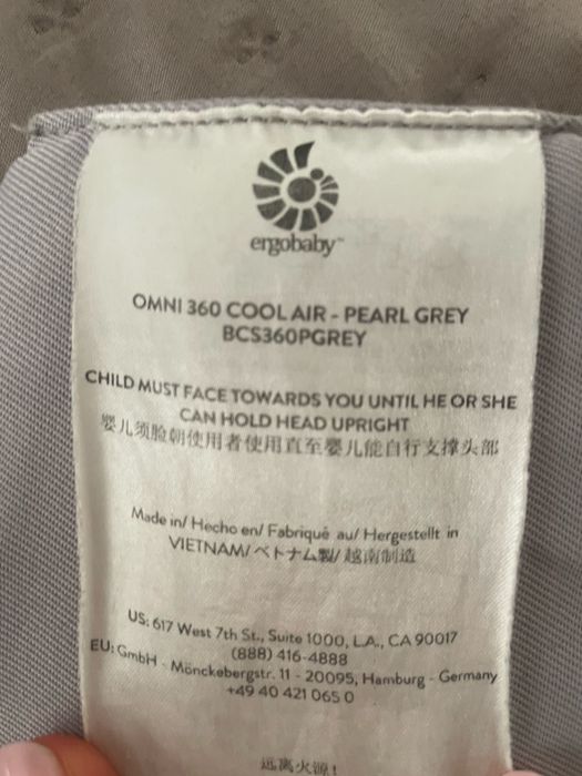 Marsupiu Ergobaby Omni 360 cool air