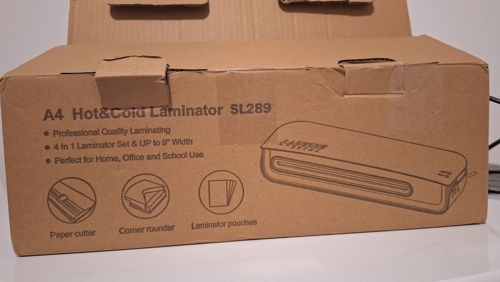 Laminator A4, Laminator cu 9 pungi A4 A5 A6 Set de laminator, ABS