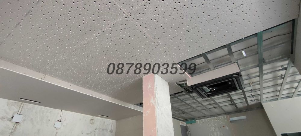 Монтаж на гипсокартон