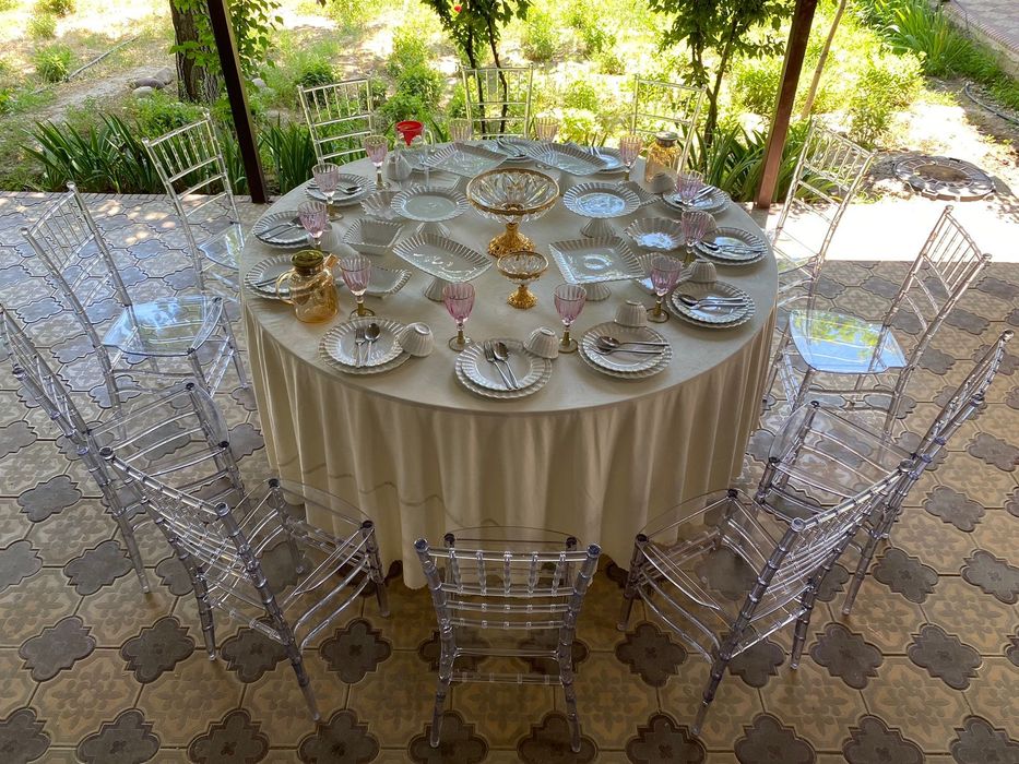 Прокат Элитные Посуды Стол Стулья