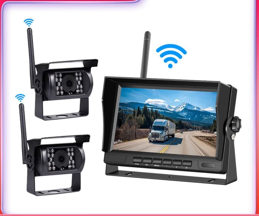 Безжична Паркинг Система Монитор С две камери за автомобил кола