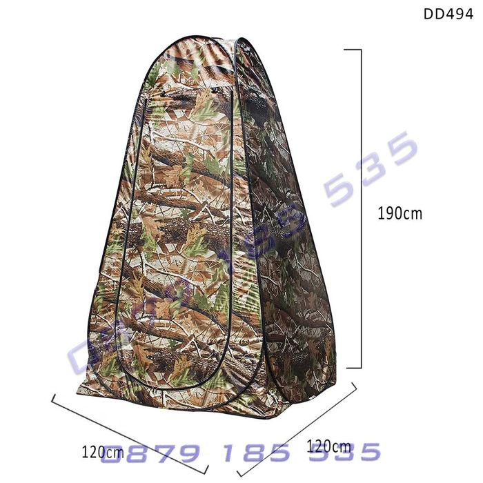 Преносима къмпинг душ палатка камуфлаж съблекалня тоалетна сгъваема