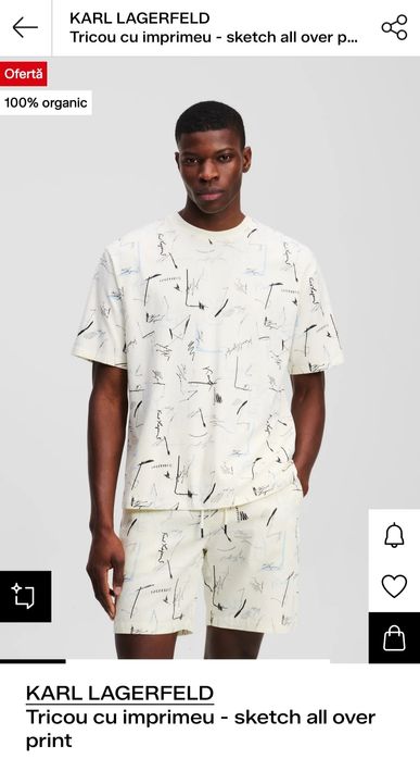 Oferta Tricou KARL LAGERFELD original marimea L,XL colectia noua